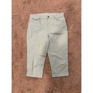 Gloria‎ Vanderbilt Capri Jeans Womens 33W Blue Amanda All-Around Slimming Effect
